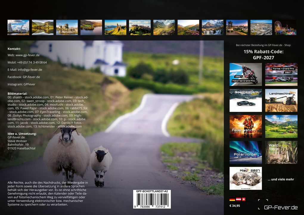 Weitere Ansicht: Schottland - Mystik der Highlands - 2027 - Kalender DIN A2