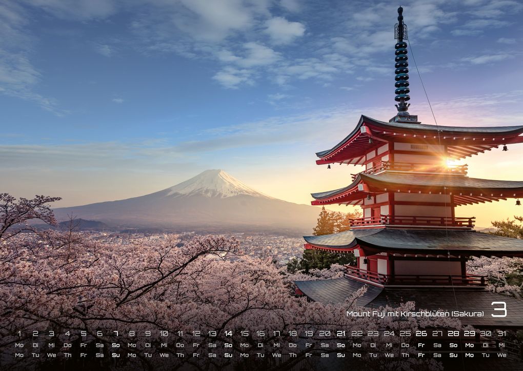 Weitere Ansicht: Japan - Im Land der aufgehenden Sonne - 2027 - Kalender DIN A2