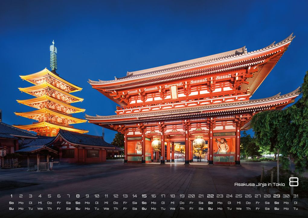 Weitere Ansicht: Japan - Im Land der aufgehenden Sonne - 2027 - Kalender DIN A2