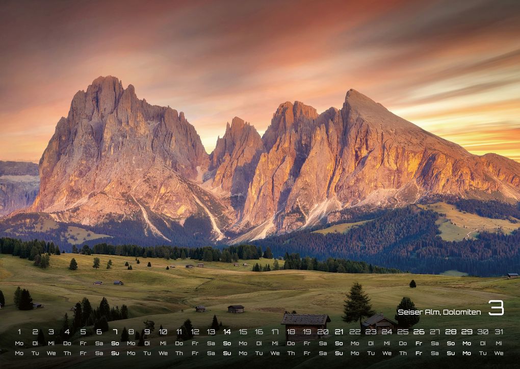 Weitere Ansicht: Südtirol - eine Reise durch bezaubernde Landschaften - 2027 - Kalender DIN A2