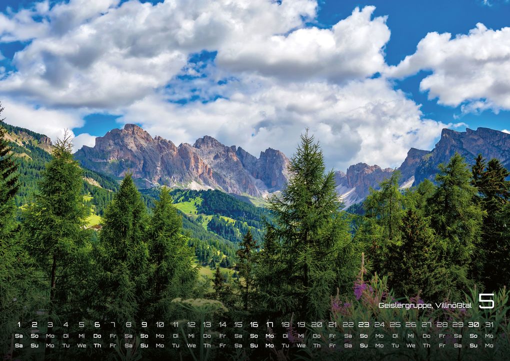 Weitere Ansicht: Südtirol - eine Reise durch bezaubernde Landschaften - 2027 - Kalender DIN A2