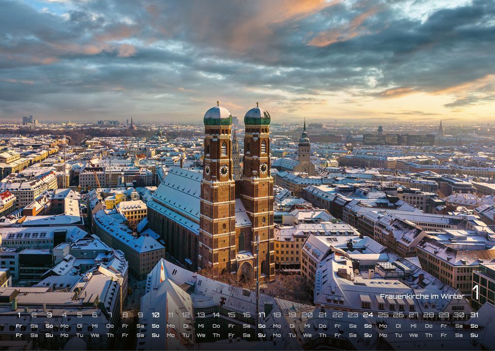 Weitere Ansicht: München - Zwischen Alpenblick und Altstadtflair - 2027 - Kalender DIN A3