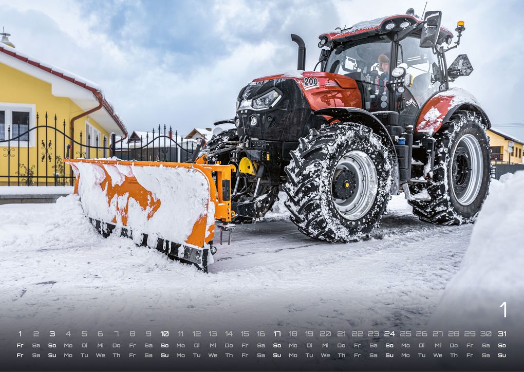 Weitere Ansicht: Landmaschinen - Traktor - 2027 - Kalender DIN A3