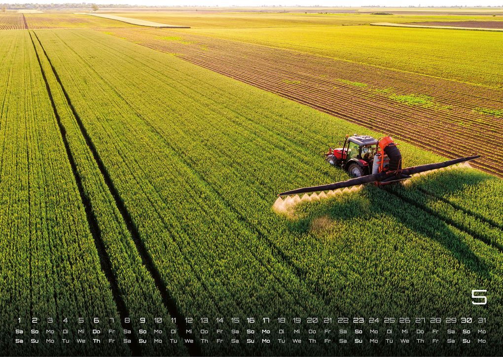 Weitere Ansicht: Landmaschinen - Traktor - 2027 - Kalender DIN A3