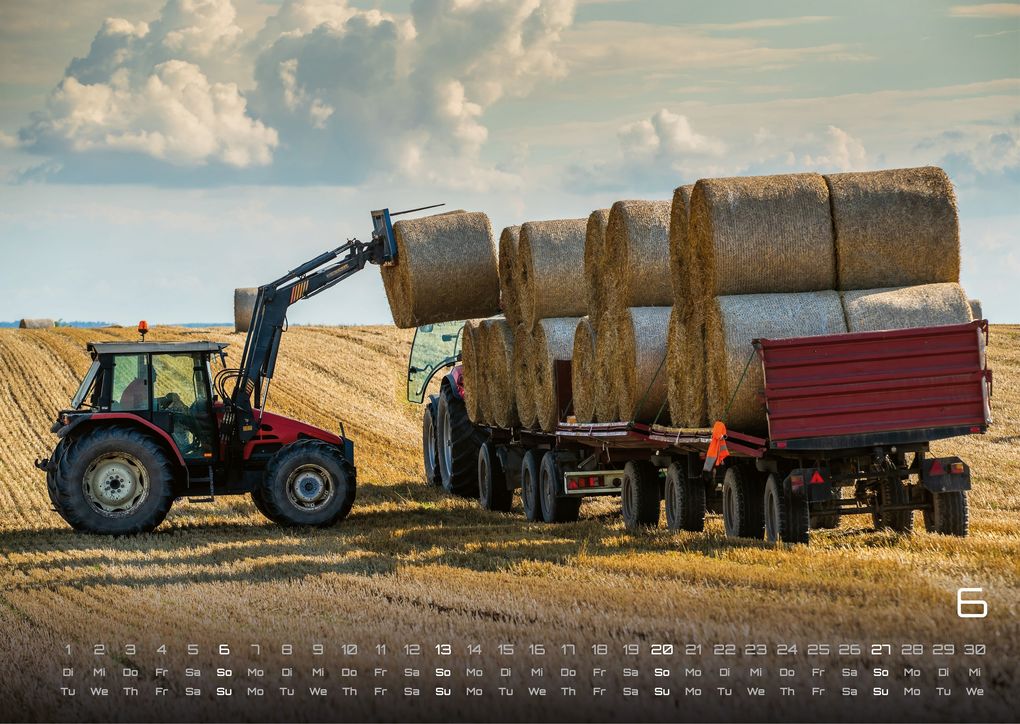 Weitere Ansicht: Landmaschinen - Traktor - 2027 - Kalender DIN A3