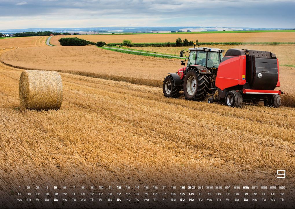 Weitere Ansicht: Landmaschinen - Traktor - 2027 - Kalender DIN A3