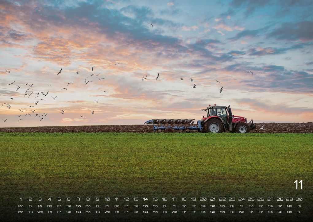 Weitere Ansicht: Landmaschinen - Traktor - 2027 - Kalender DIN A3
