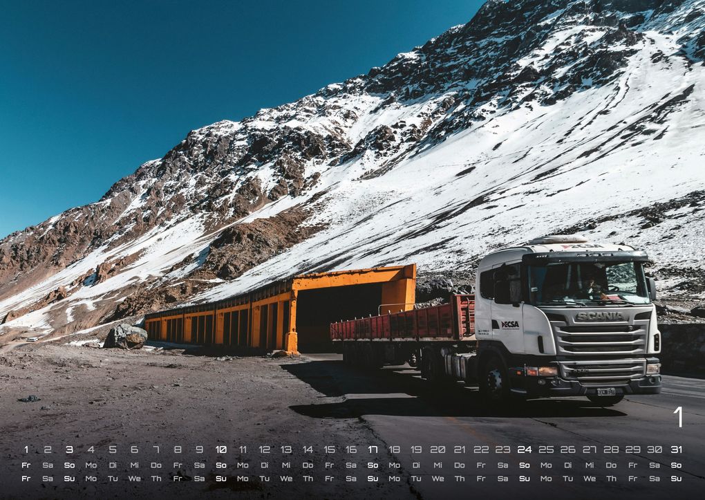 Weitere Ansicht: Trucks - Könige der Straße - LKW - 2027 - Kalender DIN A2