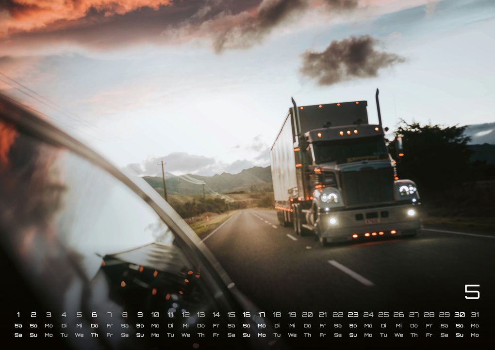 Weitere Ansicht: Trucks - Könige der Straße - LKW - 2027 - Kalender DIN A2