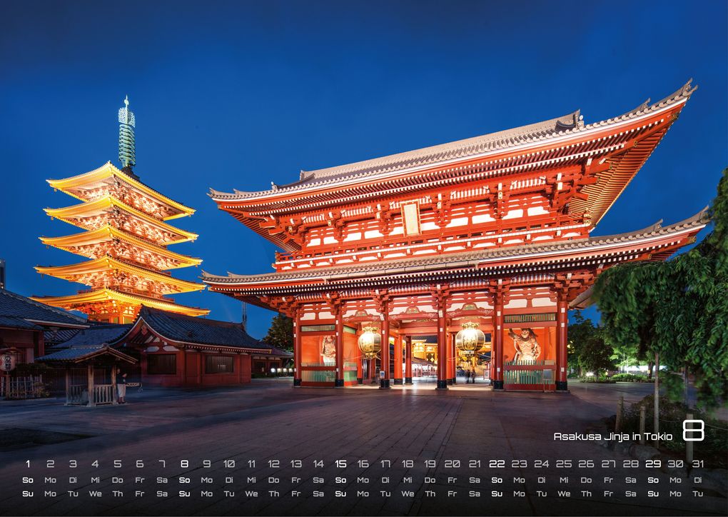 Weitere Ansicht: Japan - Im Land der aufgehenden Sonne - 2027 - Kalender DIN A3