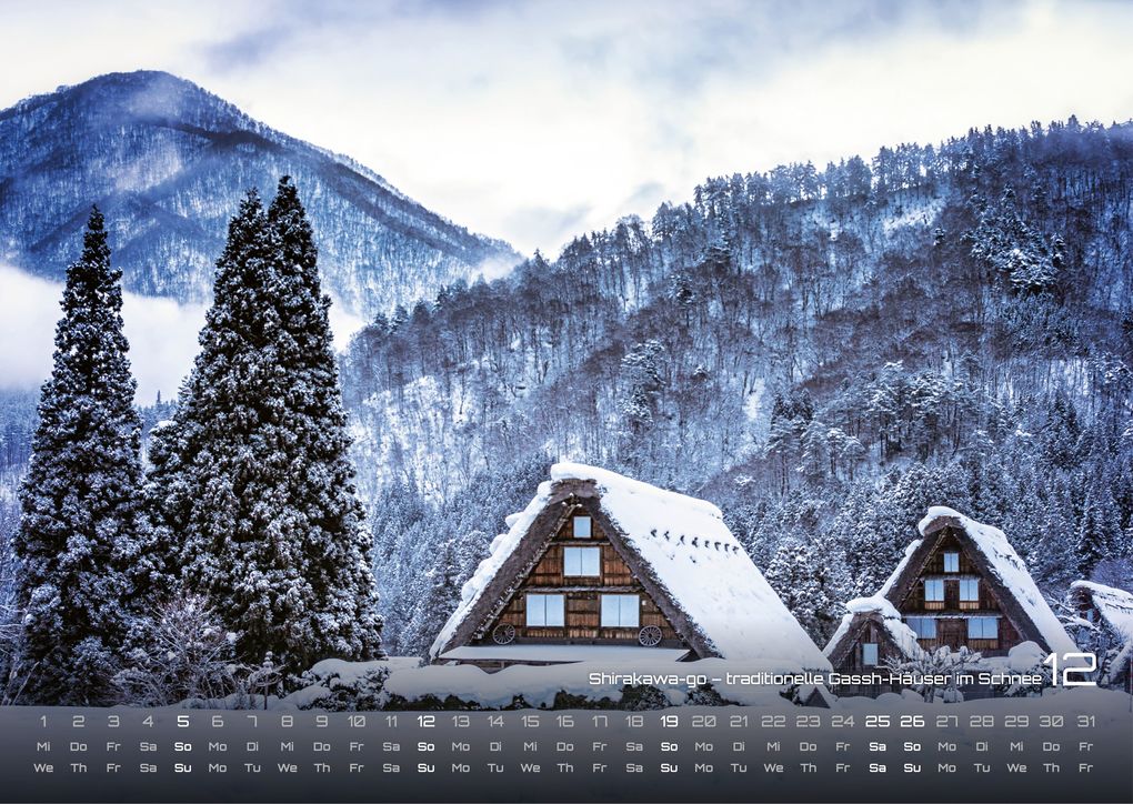 Weitere Ansicht: Japan - Im Land der aufgehenden Sonne - 2027 - Kalender DIN A3
