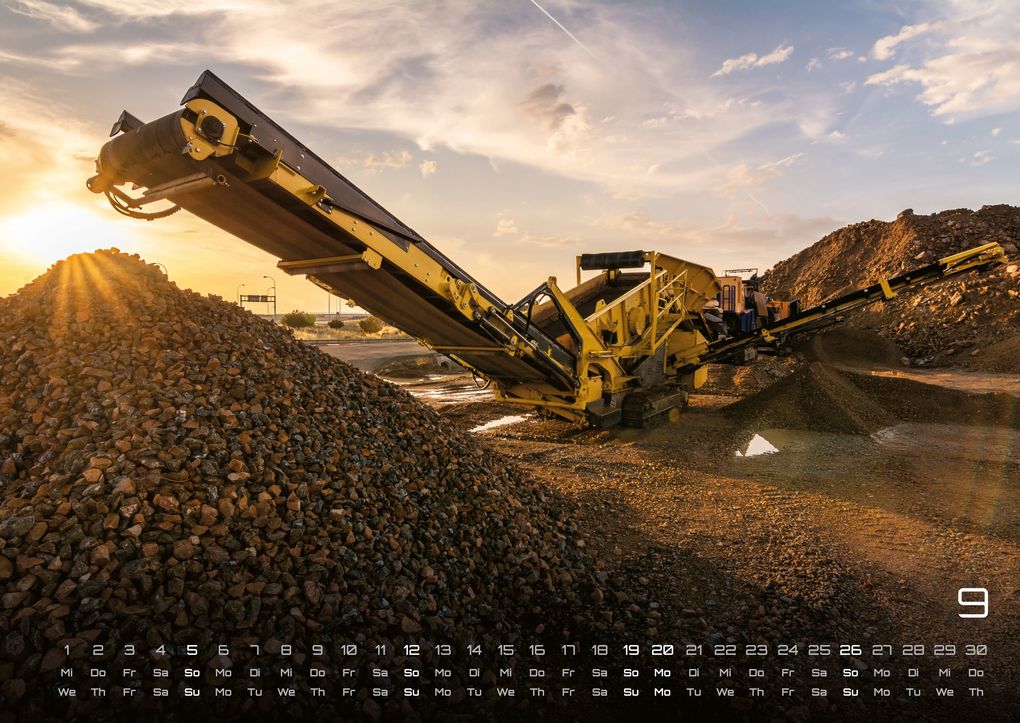 Weitere Ansicht: Baumaschinen - gigantische Bauhelfer - 2027 - Kalender DIN A2