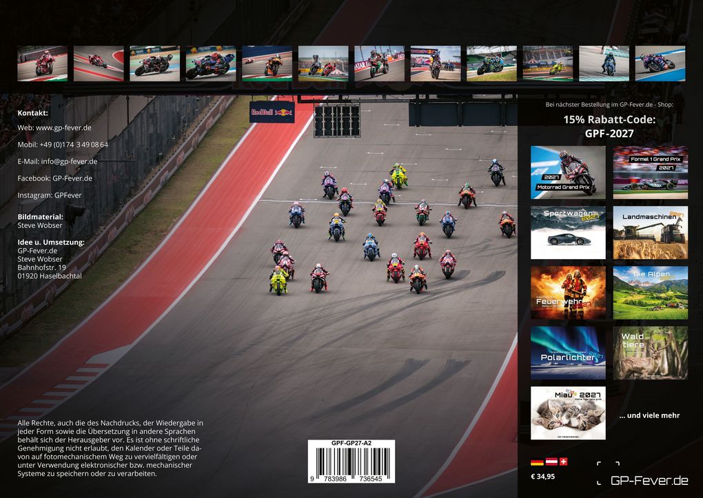 Weitere Ansicht: Motorrad Grand Prix 2027 - Kalender | MotoGP DIN A2