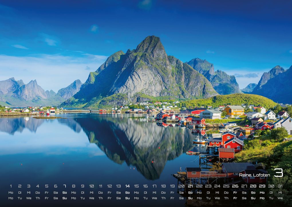 Weitere Ansicht: Norwegen - Im Land der Fjorde - 2027 - Kalender DIN A2