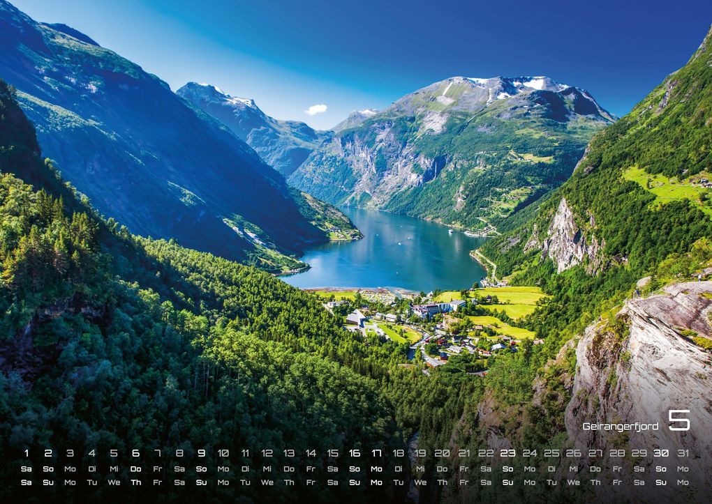 Weitere Ansicht: Norwegen - Im Land der Fjorde - 2027 - Kalender DIN A2