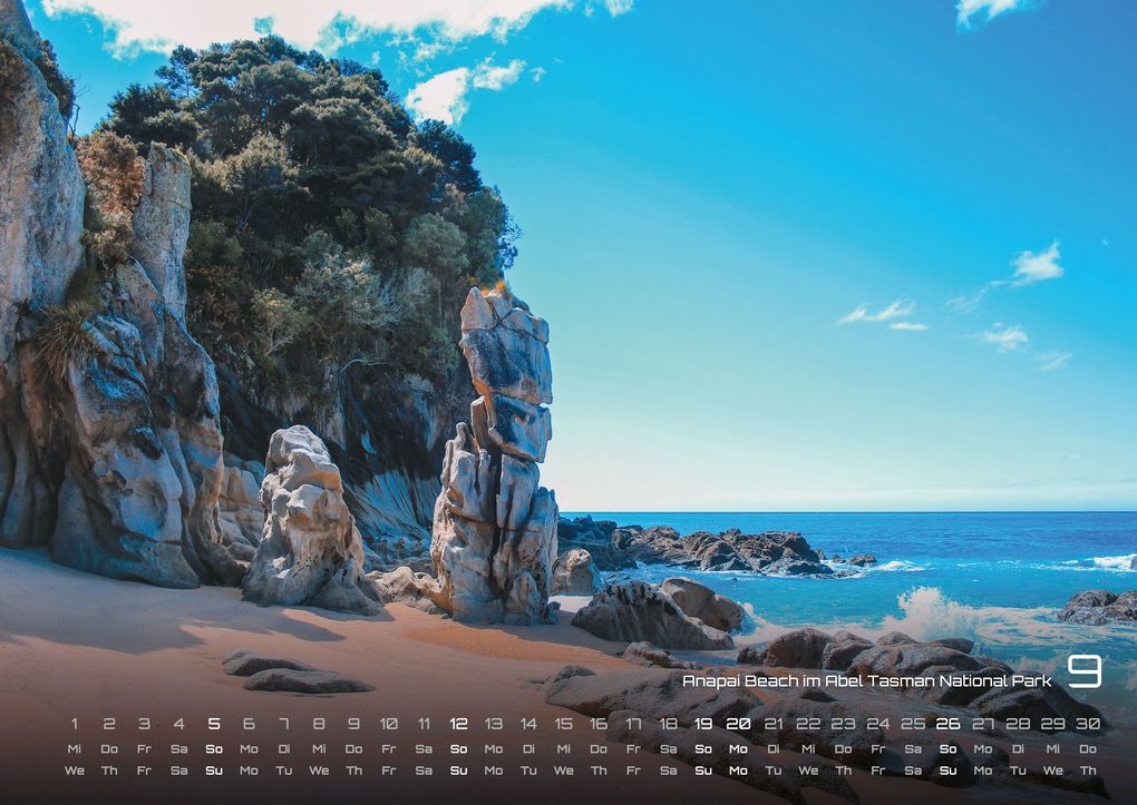 Weitere Ansicht: Neuseeland - Das Land der langen weißen Wolke - 2027 - Kalender DIN A2