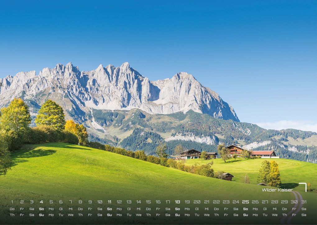 Weitere Ansicht: Österreich - 2027 - Kalender DIN A3