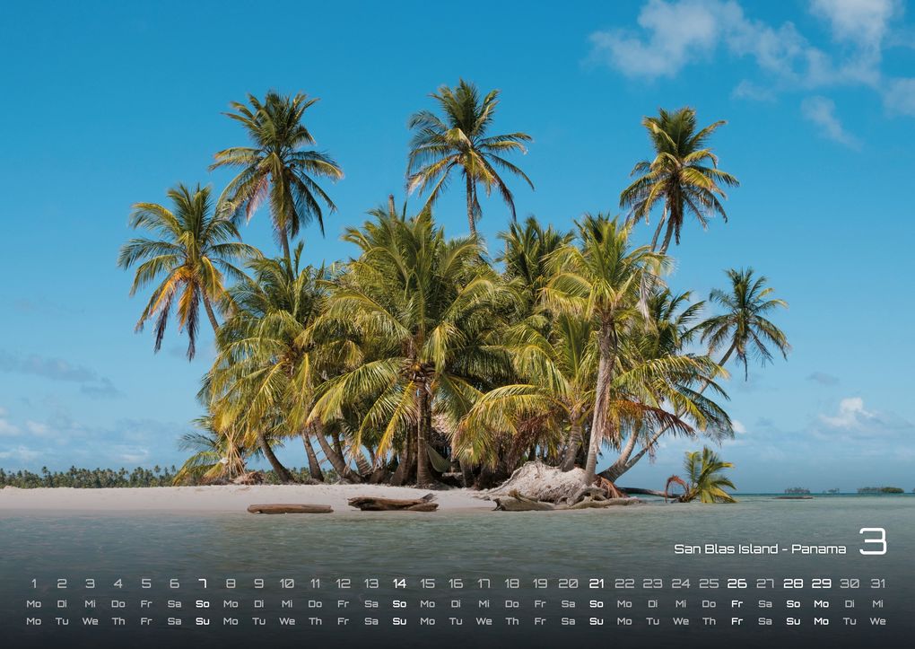 Weitere Ansicht: Inseln & Strände - Plätze zum Entspannen - 2027 - Kalender DIN A2