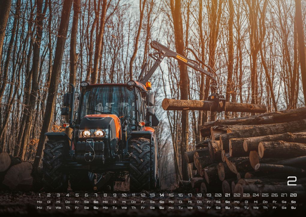 Weitere Ansicht: Landmaschinen - Traktor - 2027 - Kalender DIN A2