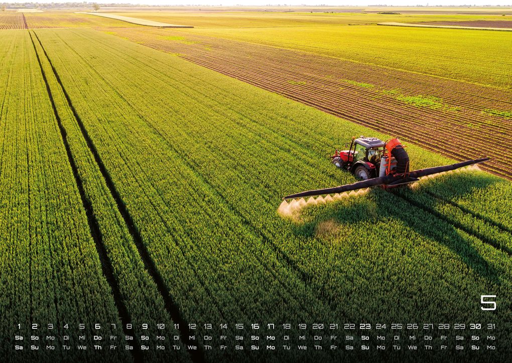 Weitere Ansicht: Landmaschinen - Traktor - 2027 - Kalender DIN A2
