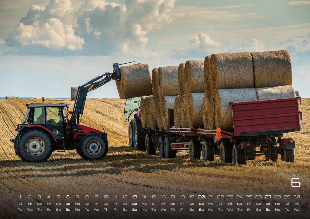 Weitere Ansicht: Landmaschinen - Traktor - 2027 - Kalender DIN A2