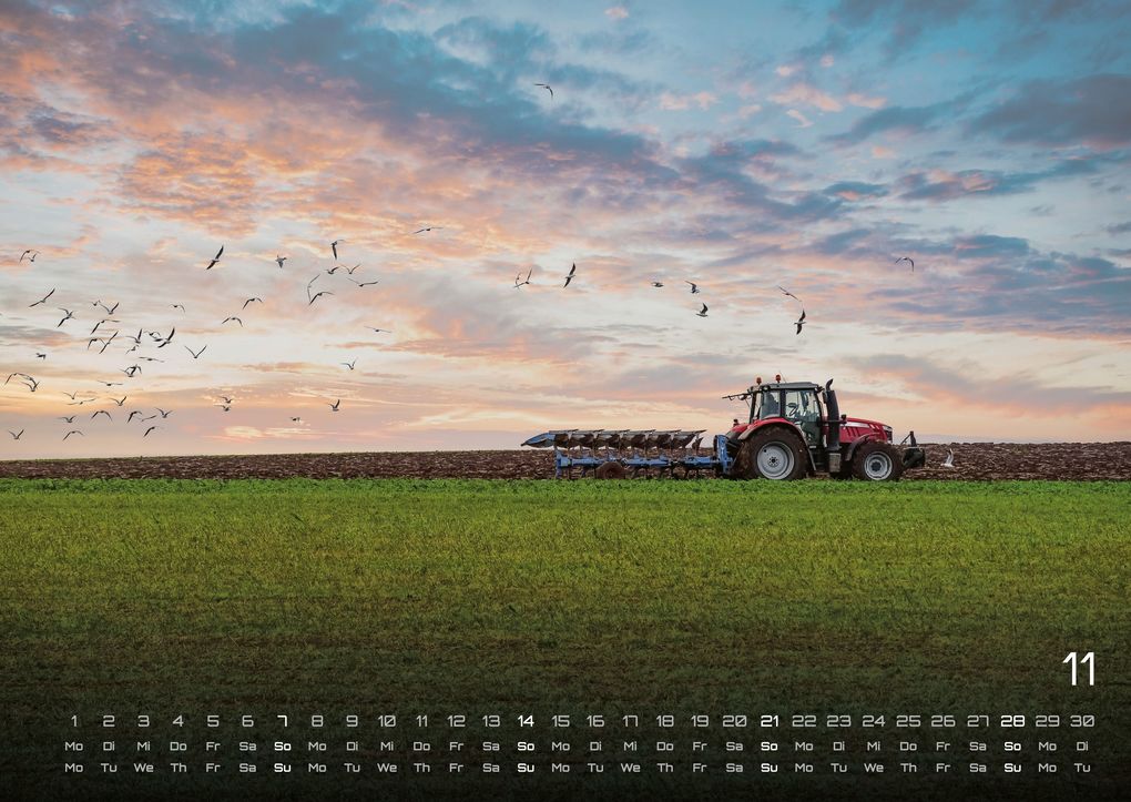 Weitere Ansicht: Landmaschinen - Traktor - 2027 - Kalender DIN A2