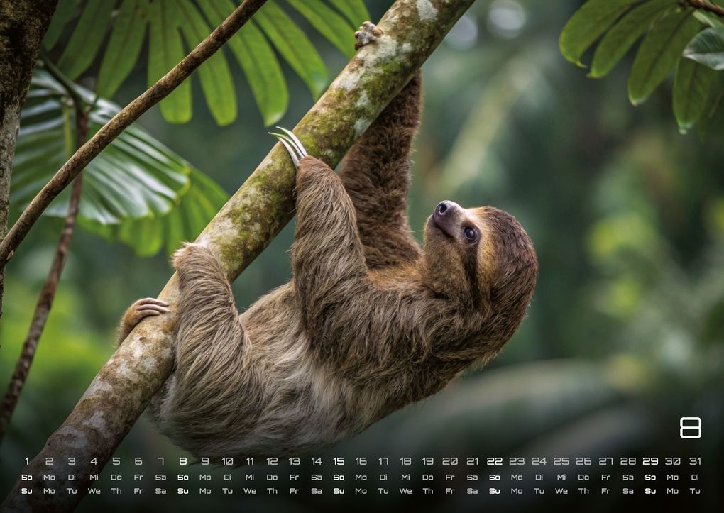 Weitere Ansicht: Faultiere - Chill mal! - 2027 - Kalender DIN A2