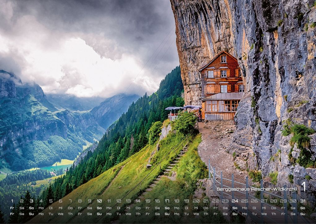 Weitere Ansicht: Schweiz - 2027 - Kalender DIN A3