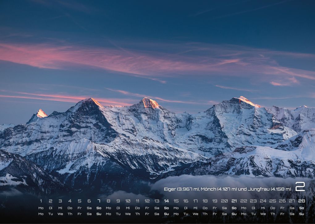 Weitere Ansicht: Schweiz - 2027 - Kalender DIN A3