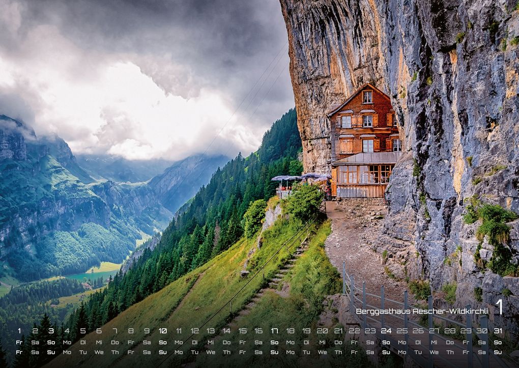 Weitere Ansicht: Schweiz - 2027 - Kalender DIN A2