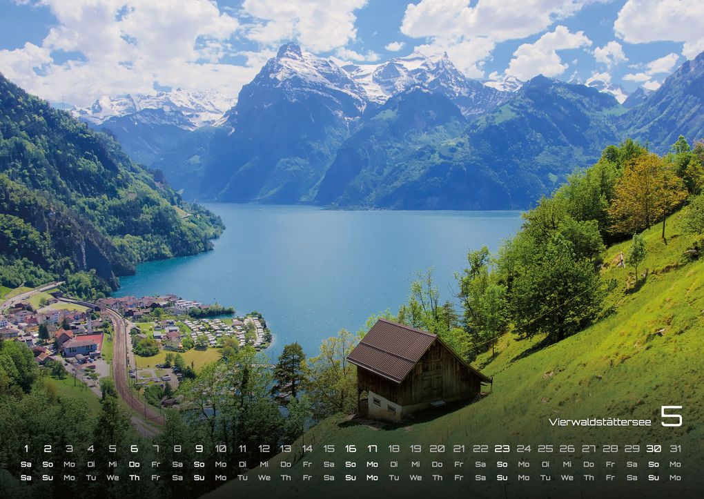Weitere Ansicht: Schweiz - 2027 - Kalender DIN A2