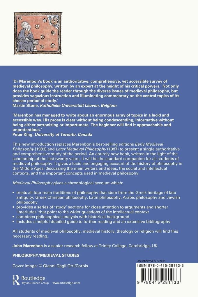 Weitere Ansicht: Medieval Philosophy | John Marenbon