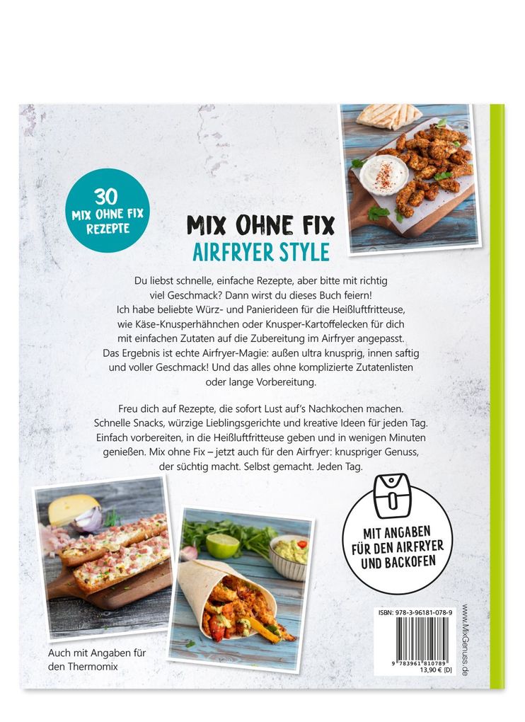 Weitere Ansicht: Mix ohne Fix! Airfryer | Corinna Wild