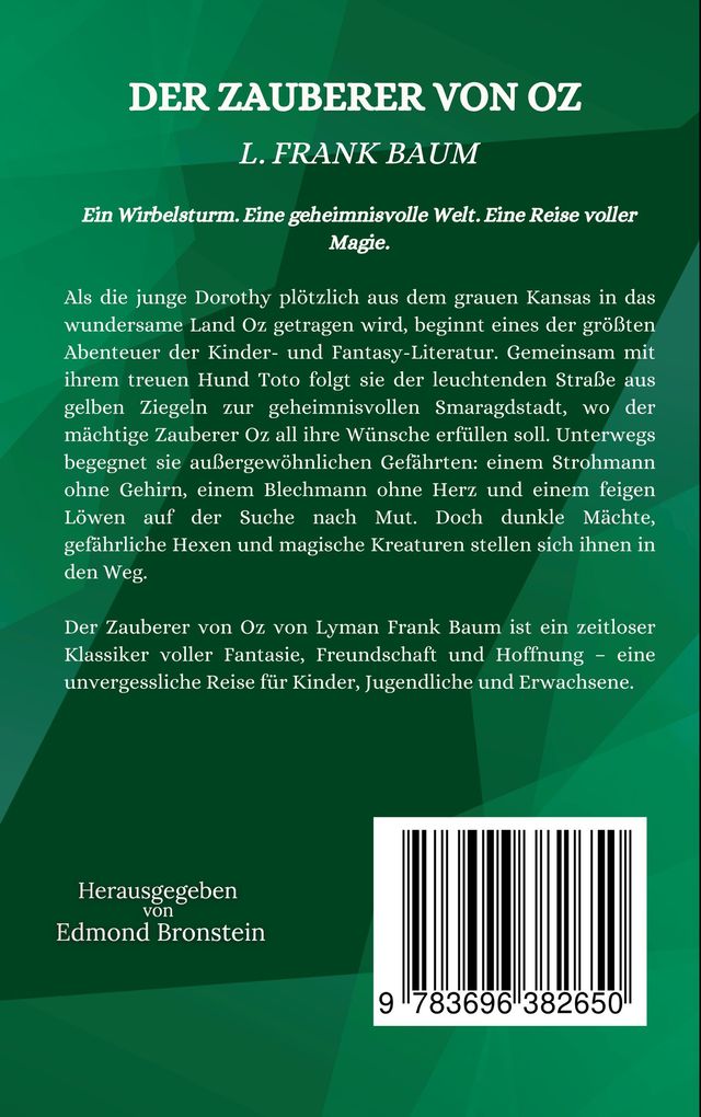 Weitere Ansicht: Der Zauberer von Oz | Lyman Frank Baum