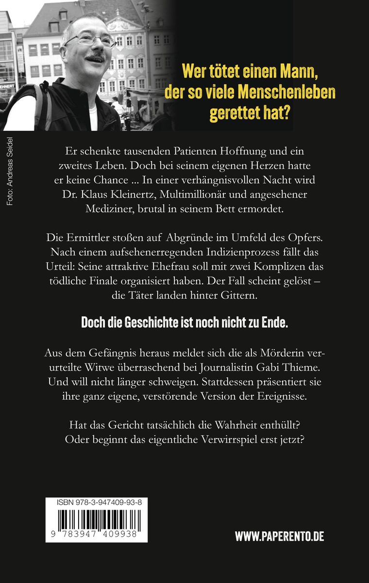 Weitere Ansicht: Der Kardiologe: Protokoll eines Verbrechens | True Crime | Gabi Thieme