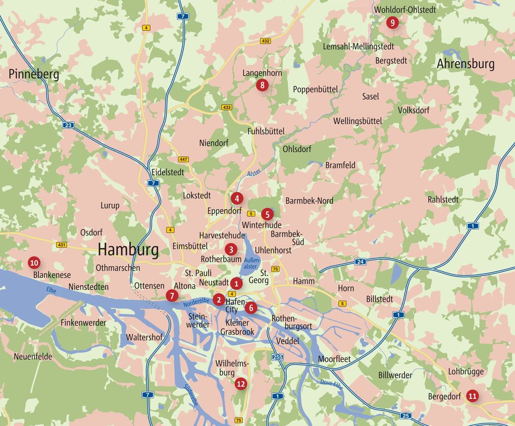Weitere Ansicht: Zu Fuß durch die Hansestadt Hamburg | Tanja Breukelchen