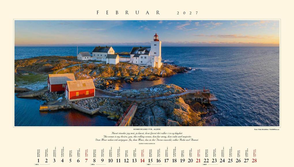 Weitere Ansicht: Panorama Norwegen 2027 Wandkalender