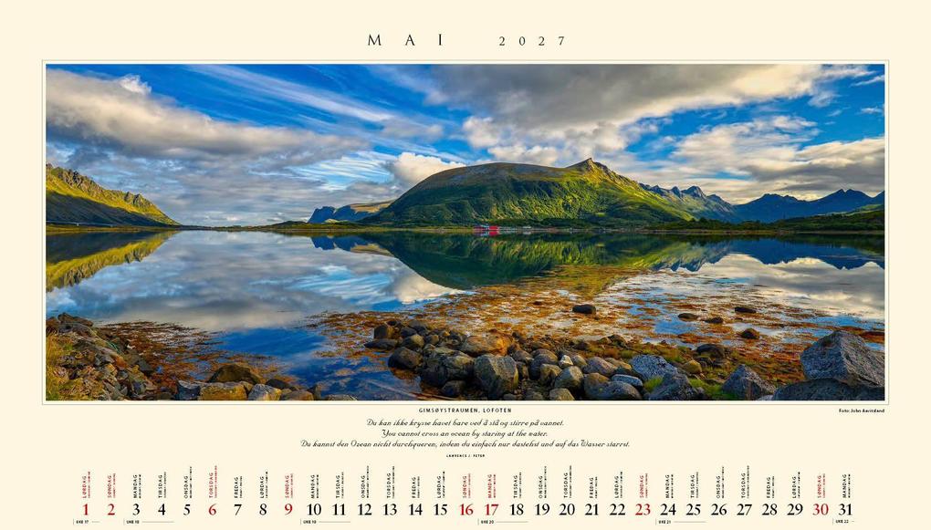 Weitere Ansicht: Panorama Norwegen 2027 Wandkalender