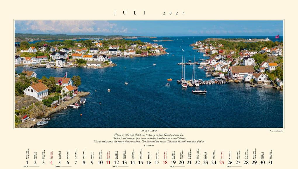 Weitere Ansicht: Panorama Norwegen 2027 Wandkalender