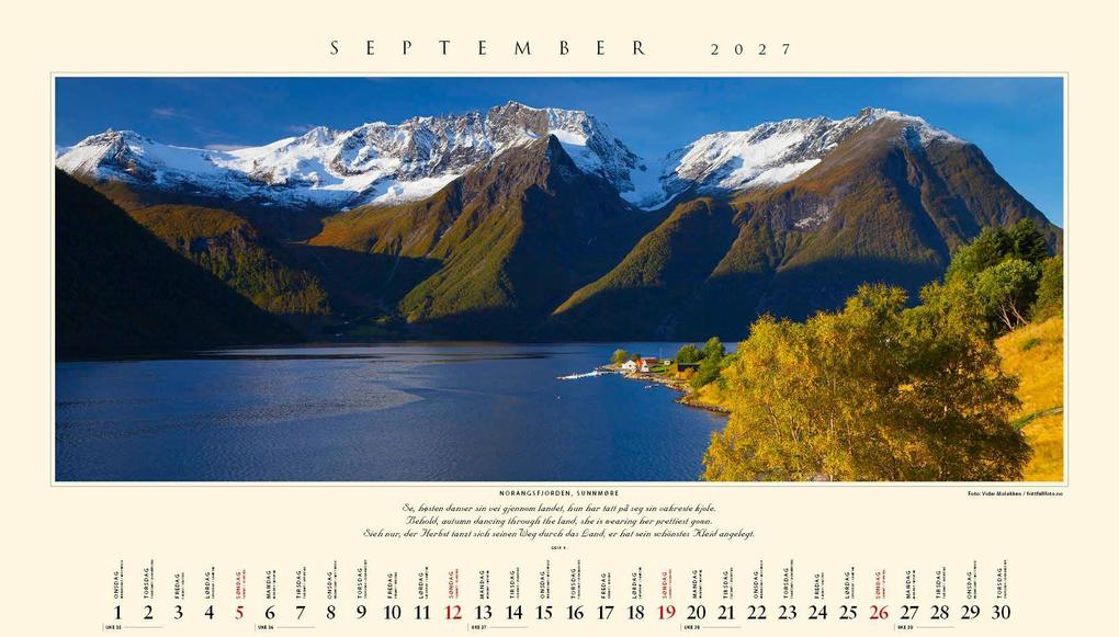 Weitere Ansicht: Panorama Norwegen 2027 Wandkalender