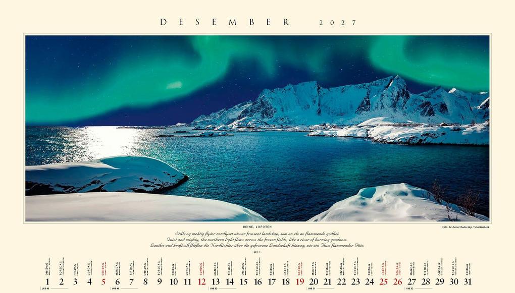 Weitere Ansicht: Panorama Norwegen 2027 Wandkalender