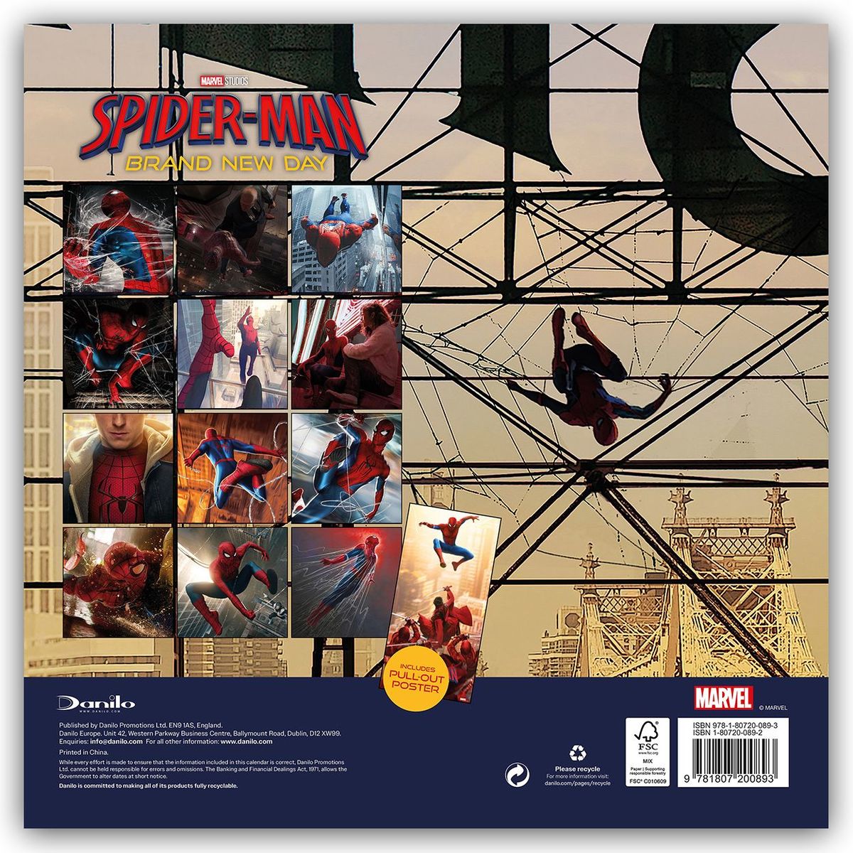 Weitere Ansicht: Marvel Spider-Man Movie - Spiderman - Offizieller Kalender 2027