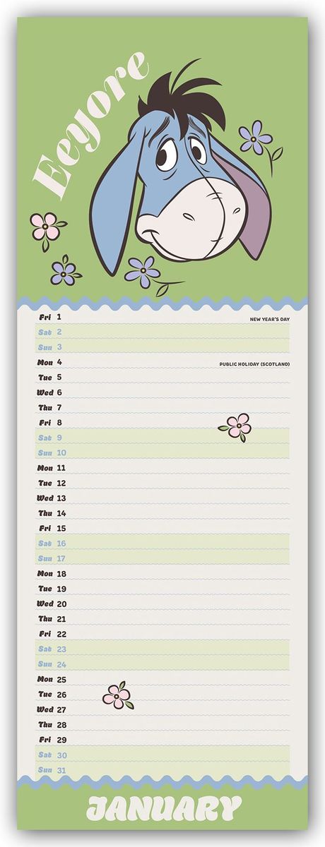 Weitere Ansicht: Disney Eeyore - Eeyore 2027 - Slimline-Kalender