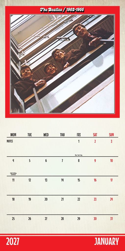 Weitere Ansicht: The Beatles - Die Beatles 2027 - Wandkalender | Danilo Promotion Ltd
