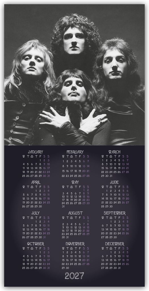 Weitere Ansicht: Queen - Collectors Edition 2027 - Wandkalender