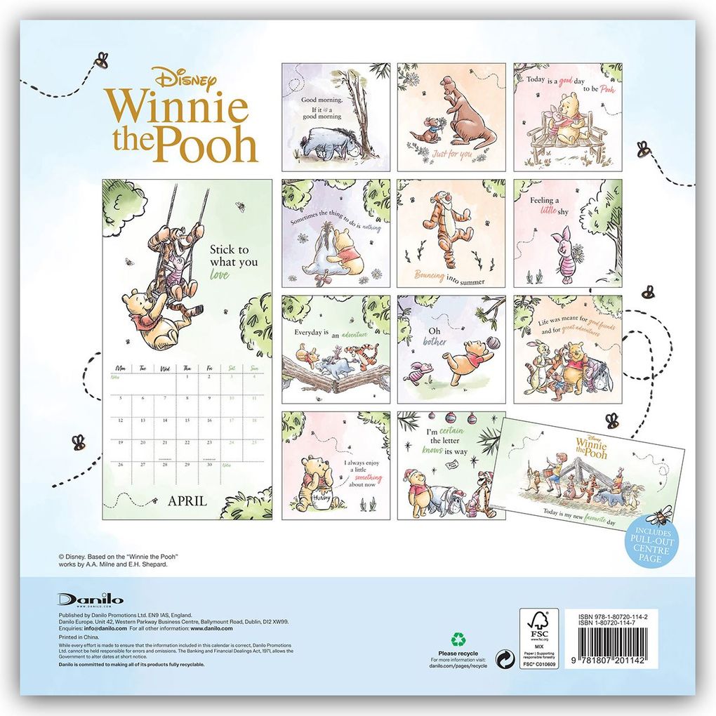 Weitere Ansicht: Disney - Winnie the Pooh 2027 - Wandkalender