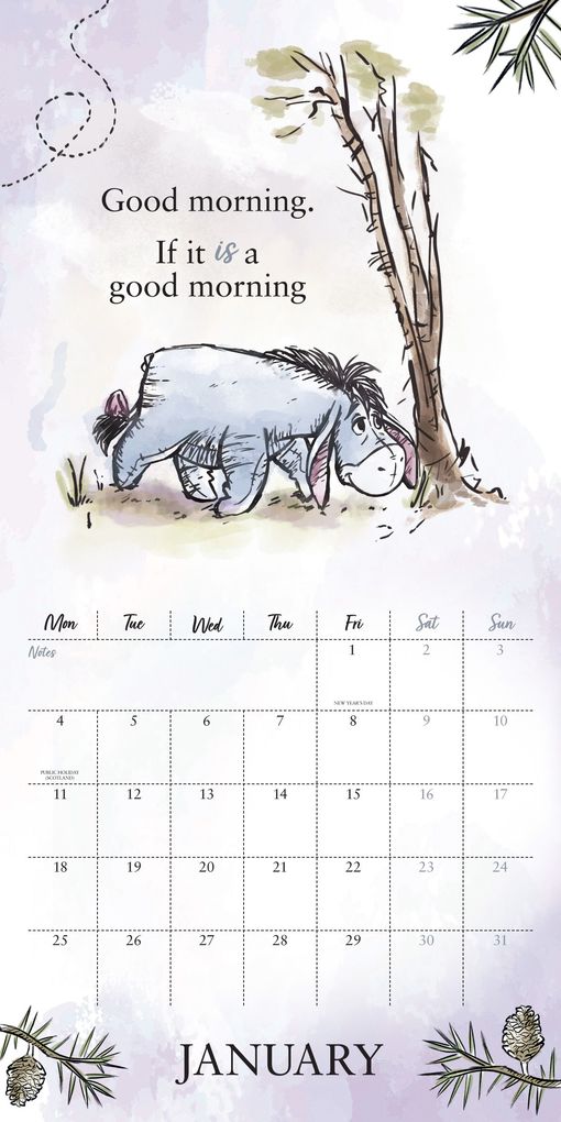 Weitere Ansicht: Disney - Winnie the Pooh 2027 - Wandkalender