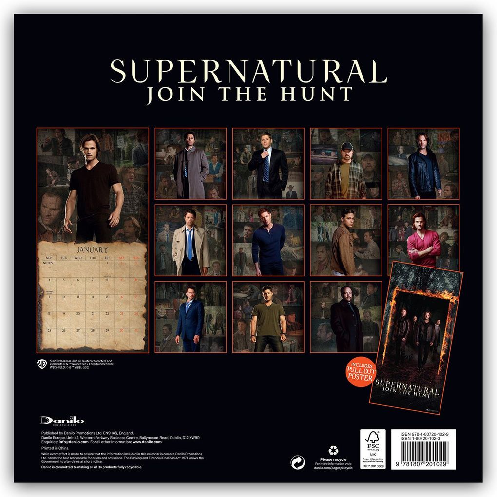 Weitere Ansicht: Supernatural - Zur Hölle mit dem Bösen - Kalender 2027
