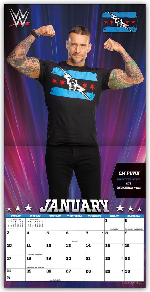 Weitere Ansicht: WWE Superstars - Wrestling Superstars 2027 - Wandkalender