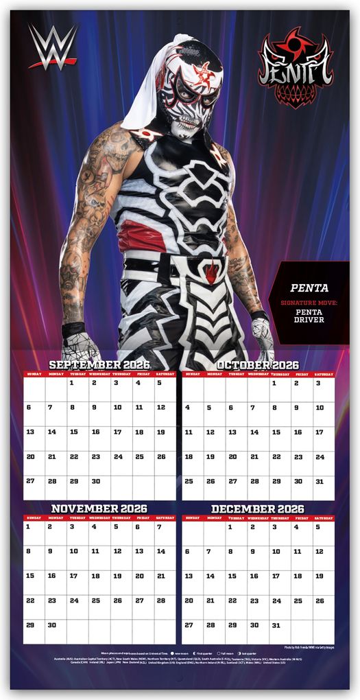 Weitere Ansicht: WWE Superstars - Wrestling Superstars 2027 - Wandkalender